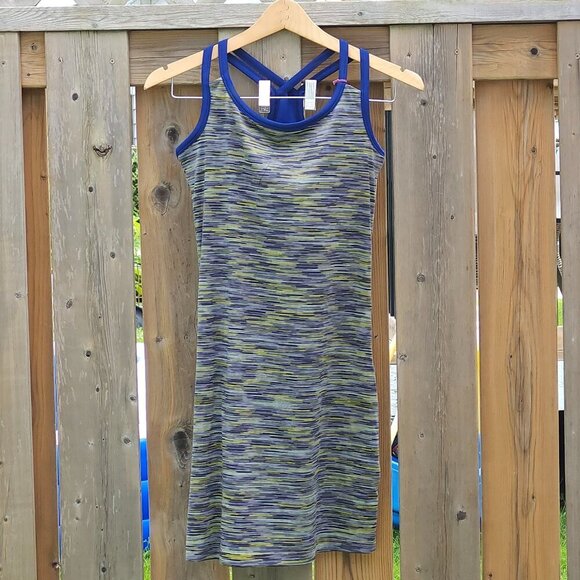 Rab Womens Maze Climbing Dress BNWT Size XS Sulpher Tank Top Dress Cross Back - Picture 1 of 11